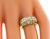 2.80cttw Princess and Trilliant Cut Diamond 18k Yellow Gold Ring