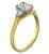 0.85ct Radiant Cut Diamond Engagement Ring