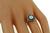 Art Deco Style Old Mine Cut Diamond Emerald Platinum Engagement Ring