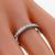 Estate 1.16ct Round Brilliant Cut Diamond Eternity Platinum Wedding Band 