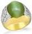 Estate 12.00ct Cat's Eye 2.00ct Diamond Ring