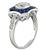 Sapphire Diamond Engagement Ring