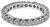 Estate 1.20ct Diamond Eternity Wedding Band Photo 4