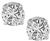 Estate 1.21ct Diamond Stud Earrings Photo 2