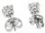 Estate 1.21ct Diamond Stud Earrings Photo 4