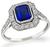 Estate 1.40ct Sapphire Engagement Ring