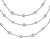 Old Mine Cut Diamond Platinum By The Yard Necklace