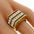 18k yellow gold diamond ruby ring 2