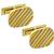 Gold  Pin Stripe Cufflinks