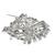 Diamond 14k White Gold Floral Bouquet Pin