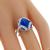 Sapphire Diamond Gold Ring  | Israel Rose