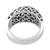 18k white gold diamond cluster ring 4