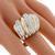 Estate 2.50ct Round Cut Diamond 18k Pink Gold Cocktail Ring