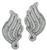 18k White Gold Diamond Earrings