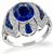 Estate 2.68ct Sapphire 0.65ct Diamond Ring