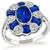 Estate 2.72ct Sapphire 0.69ct Diamond Ring