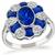 Estate 2.72ct Sapphire 0.69ct Diamond Ring