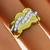 Estate 2.75ct Round Cut Diamond 18k Yellow & White Gold Ring and Earrings Set 
