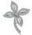 Estate 3.00ct Diamond Flower Pin