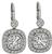 Estate 3.57ct Diamond Earrings Photo 2