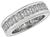 Estate 3.75ct Diamond Eternity Wedding Band Photo 1