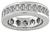 Estate 3.75ct Diamond Eternity Wedding Band Photo 3