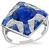 4.08ct Sapphire 0.34ct Diamond Ring