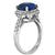 Sapphire Diamond Engagement Ring