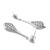 diamond 18k white gold earrings 4