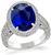 Estate 4.85ct Sapphire 1.50ct Diamond Engagement Ring