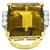 Citrine Diamond Gold Cocktail Ring | Israel Rose