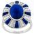 Sapphire Diamond Gold Ring  | Israel Rose