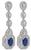 Sapphire Diamond Earrings