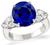 Estate 5.98ct Sapphire 1.00ct Diamond Engagement Ring