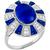 Estate Sapphire Diamond Gold Ring