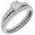 Diamond Engagement Ring &  Diamond Eternity Wedding Band | Israel Rose