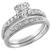 Diamond Engagement Ring and Lambert Brothers Wedding Band Set
