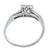 Old Mine Cut Diamond Platinum Engagement Ring