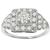 Estate Antique Art Deco 0.50ct Old European Cut Diamond Platinum Engagement Ring