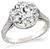 Estate EGL Certified 2.95ct Diamond Engagement Ring