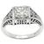 Radiant Cut Diamond Platinum Engagement Ring