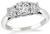 Tiffany & Co Round Cut Diamond Platinum Engagement Ring