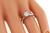 Round Cut Diamond 14k White Gold Engagement Ring