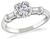 Estate GIA Certified 0.86ct Diamond Engagement Ring