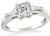 Estate GIA Certified 0.90ct Diamond Engagement Ring