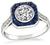 Estate GIA Certified 0.93ct Diamond Engagement Ring