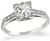 Estate GIA Certified 1.25ct Diamond Engagement Ring