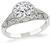Estate GIA Certified 1.35ct Diamond Engagement Ring