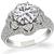 Estate GIA Certified D-VVS2 1.64ct Diamond Engagement Ring