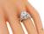 Round Brilliant Cut Diamond 18k White Gold Engagement Ring